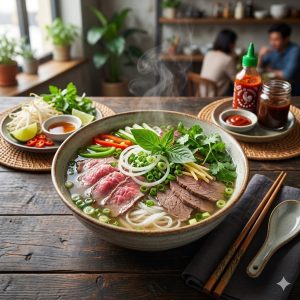 Authentic Beef Noodles Soup