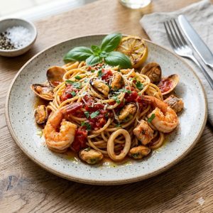 Spaghettie Seafood