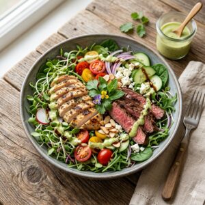 Veggie Sprouts With Chicken / Beef