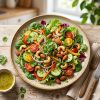 Mixed Veg Salad With Nutrition Nuts