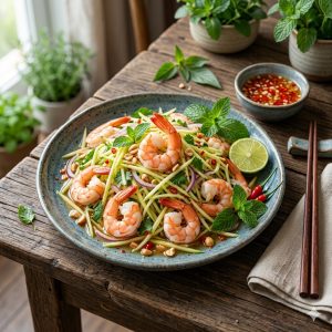 Green Mango With Prawns