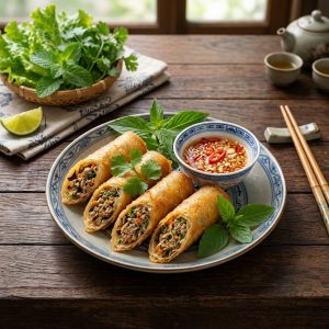 Authentic Hanoi Spring Rolls